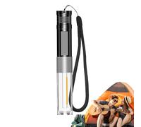 TORCIA Small Ultra Bright LED Mini Mini Waterproof Rechargeable USB Rechargeable, 5 Lighting Modes, SOS Light | Compact Electric Torch for Night Trips, Hier