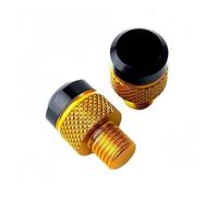 torcycle rearview mirror screws For SYM CRUISYM GTS 300 300i JOYMAX Jet X 125 ADX Adxtg 400 CNC Motorcycle Rearview Mirror Hole Plug Cover Screw(NO LOGOYellow)