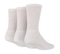 Tore Plain White Crew Sports Socks - UK7-11 - 3 Pairs