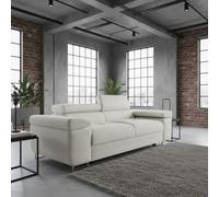 Torezio Sofa 2 Living Room Sofa With Adjustable Headrests Chipboard Frame Polyurethane Foam 198Cm 102Cm 70Cm Cream