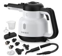 Torfrue Portable Steam Cleaners,Steamer Cleaner Handheld for the home multi purpose,Transparent Water Tank,12-Piece Accessory Kit for Sofa,Shower,Upholstery,Car and More-Unlimited Use Time Steamer