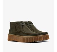 Torhill Moss Suede Shoes Dark Green