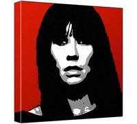 Tori Amos - Pop Art Print (Red Background) 30 x 30 x 2.5 cm Deep Box Canvas