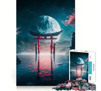 Torii Gate Dan Planet 1000 Piece Jigsaw Puzzles for Adults Mind Exercise Toy Casual Fun Precision Cut Artistic Gift 50x75cm