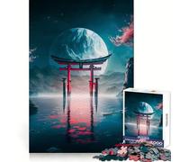 Torii Gate Dan Planet 1000 Piece Jigsaw Puzzles for Adults Mind Exercise Toy Casual Fun Precision Cut Artistic Gift 50x75cm