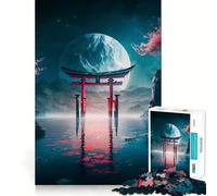 Torii Gate Dan Planet Jigsaw 1000 Pieces for Teenagers Mind Exercise Toy Relaxing Fun Design Assembly Perfect Present 38x52cm