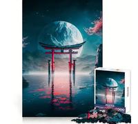 Torii Gate Dan Planet Jigsaw 1000 Pieces for Teenagers Mind Exercise Toy Relaxing Fun Design Assembly Perfect Present 38x52cm