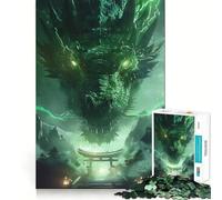 Torii Gate Dragon Legend Jigsaw Puzzle for Adults 1000 Pieces Smart Game Tension Relief Pattern Assembly Heartfelt Gift 38x26cm