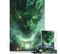 Torii Gate Dragon Legend Jigsaw Puzzle for Adults 1000 Pieces Smart Game Tension Relief Pattern Assembly Heartfelt Gift 38x26cm