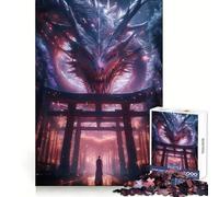 Torii Gate Epic Dragon 1000 Piece Jigsaws for Teenagers Puzzle Logic Toy Together Fun Precision Cut Stylish Gift 38x26cm