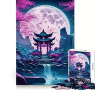 Torii Gate Moonlight 1000 Piece Jigsaw Puzzles for Adults Jigsaw Strong Logic Toy Group Play Clear Edge Perfect Present 50x75cm