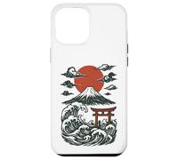 Torii Japan Wave Volcano Sun Mount Fuji Rising Red Case for iPhone 12 Pro Max