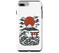 Torii Japan Wave Volcano Sun Mount Fuji Rising Red Case for iPhone 7 Plus/8 Plus