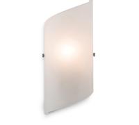 Torino 1 Light Glass Indoor Wall Light Frosted Glass E14 Netlighting Clear One Size