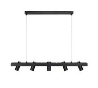 Torino 5 Light Bar Ceiling Pendant - Black