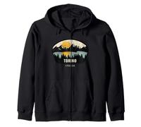Torino Italy Design Vacation Souvenir Zip Hoodie