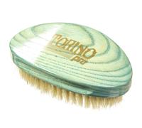 Torino Pro Soft Palm Wave Brush By Brush King #1970 - Curved Wavy Design for Laying Down 360 Waves No Handle