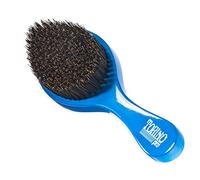 Torino Pro Wave by Brush King - Medium Curve Blue Boar Bristles Oval for 360 Waves Hair Care