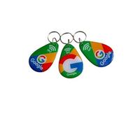 toritap 3 PAC nfc keyring review keyring, google review keychain, simple tap and redirect to your business review page, NFC review keychain
