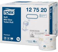 TORK 127520 Soft Toilet Roll, Mid-Size (Pack of 27)