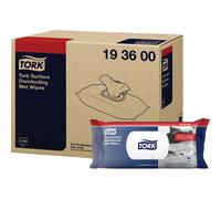 Tork Wet Surface Disinfection Wipes: 60-Piece Resealable Pack
