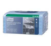 Tork 194450 Coloured Long Lasting Cleaning Cloth - Blue - 8 Bags O...