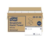 Tork 2-Ply Hand Towel Singlefold Universal Pack of 15 290153