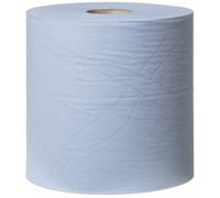 Tork 2 Ply Premium Heavy Duty Wiping Paper - Blue - 170m Combi Roll - 130073