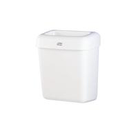 Tork 226100 Waste Bin 20L - Toilet Bin for Bathrooms - Mounting on Walls or Washroom Floors - Compact and Practical Design - 43 x 32.2 x 20.5 cm - White