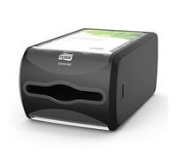 Tork 272511 Xpressnap Counter Napkin Dispenser N4 / Paper Dispenser Suitable for N4 Interfold Napkin Refills / Signature Design / Black