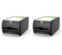 Tork 272511 Xpressnap Counter Napkin Dispenser N4 / Paper Dispenser Suitable for N4 Interfold Napkin Refills/Signature Design/Black (Pack of 2)