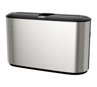 Tork Xpress Countertop Multifold Hand Towel Dispenser 460005, Image Design - H2 Paper Towel Dispenser, Single Dispensing, Slim, Stainless Steel