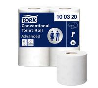 Tork 472150 Conventional Toilet Roll Sheet, White (Pack Of 36)