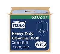 Tork Heavy Duty Cleaning Cloth Blue W1/2/3 520304, Pack of 1