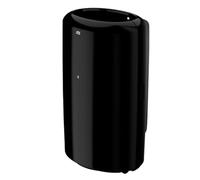 Tork 563008 Open waste bin B1 / Robust dustbin compatible with Tork elegant and modern Elevation design, 50 litres, black
