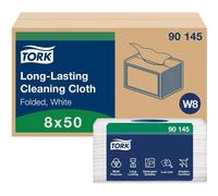 Tork 90145 Cloth Cleaning Cloth Long Lasting White Cardboard Of 8 50 Units