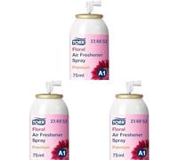 Tork Air Freshener Spray Refill - Floral Scent, Pink, Spray Form, Compatible with A1 Air Freshener System, Pack of 3