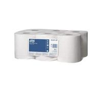 Tork Basic Centrefeed Wiping Paper White M2 6 X 150M 2 Ply Rolls Soft Strong Absorbent Industrial Paper Towels For M2 Dispensers