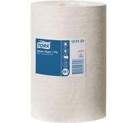 Tork Basic Universal Strong Absorbent Paper Roll Compatible with Tork M1 Mini Centrefeed System, 11 x 120 m (1 x 11 Rolls)