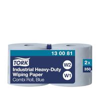 Tork Blauw W1/W2 Industrial Heavy-Duty Combi Rol Poet Paper 3 Sheets