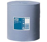 Tork Centrefeed Roll M2 Blue 1 Ply 300 m 128109 6 Rolls of 450 Sheets