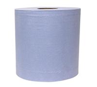 Tork Wiping Paper Plus Blue M2, Centrefeed, 6 x 450 Sheets, 128207