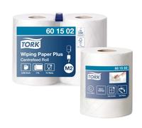 Tork Centrefeed Wiping Paper Plus White M2, Multipurpose, 2 x 368 Sheets, 601502