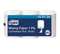 Tork Centrefeed Wiping Paper White M2, Absorbent, 6 Rolls, 100134