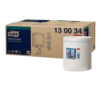 Tork Centrefeed Wiping Paper White M2, Absorbent, 6 x 471 Sheets, 130034