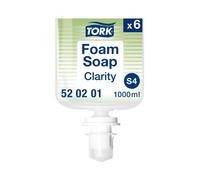Tork Clarity Foam Soap, Sustainble Formula, 6 x 1000mL, 520201