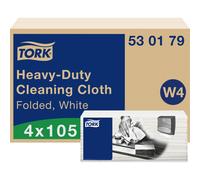Tork 530178 Tork Heavy Duty M/P Folded Cloth White