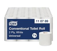 Tork Conventional Toilet Paper Roll White T4, 110789