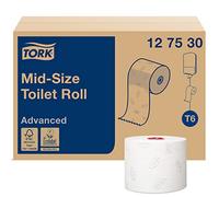 Tork D8225 Advanced Compact Auto Shift Toilet Paper Roll, 100m, White, Pack of 27