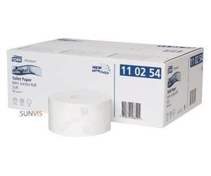 Tork D8229 Premium Mini Jumbo Toilet Paper Roll, 345mm x 275mm x 132mm, Pack of 12